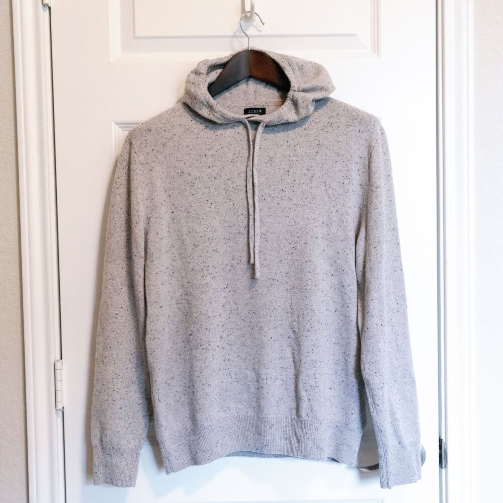J.Crew - Cashmere Hoodie - Heather Grey - Medium